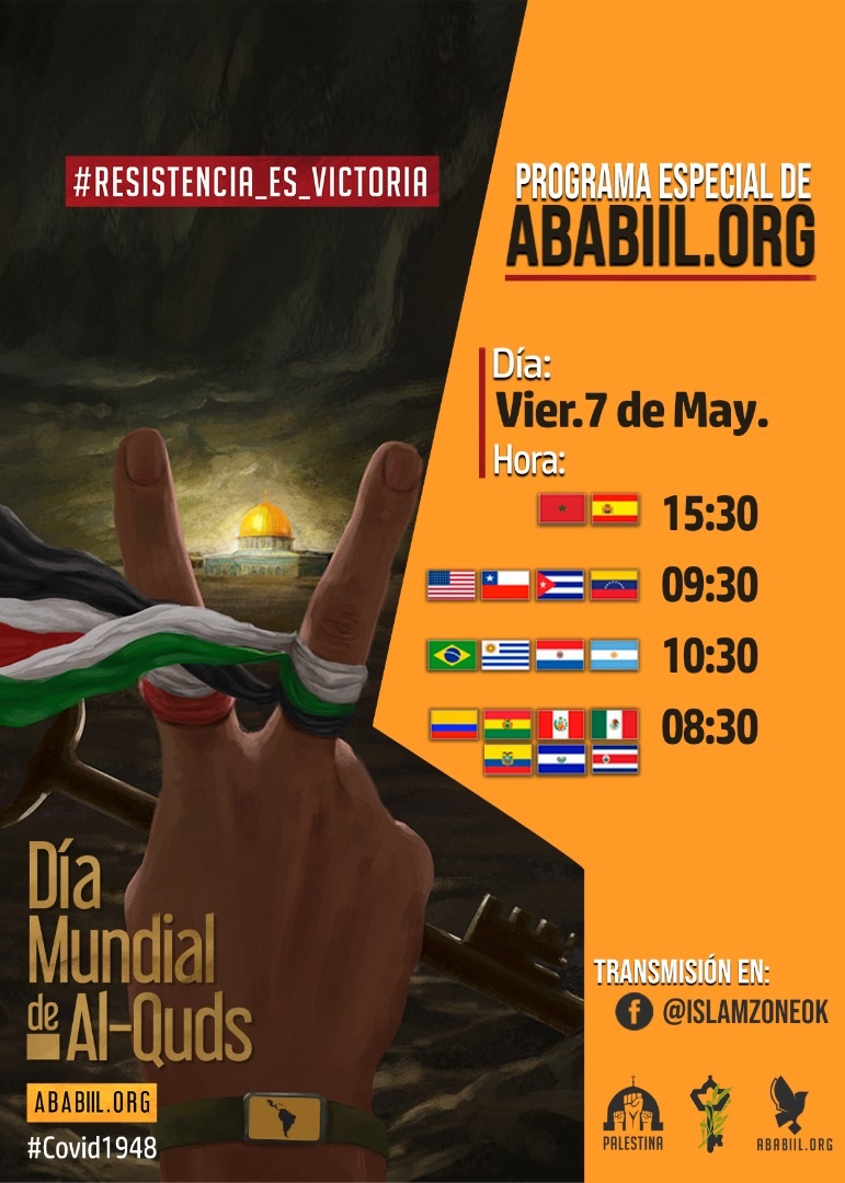 “Programa especial de Ababiil.org por el Día Mundial de Al-Quds”