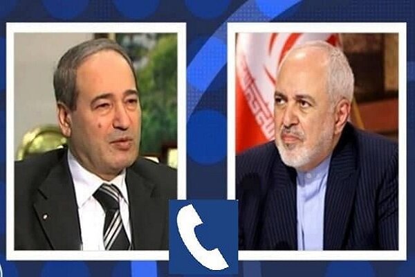Iranian, Syrian Foreign Ministers discuss ties, region in phone call