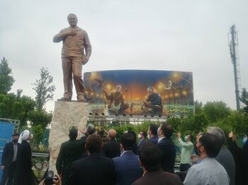 В Тегеране открыли памятник Шахиду Сардару Гасему Сулеймани