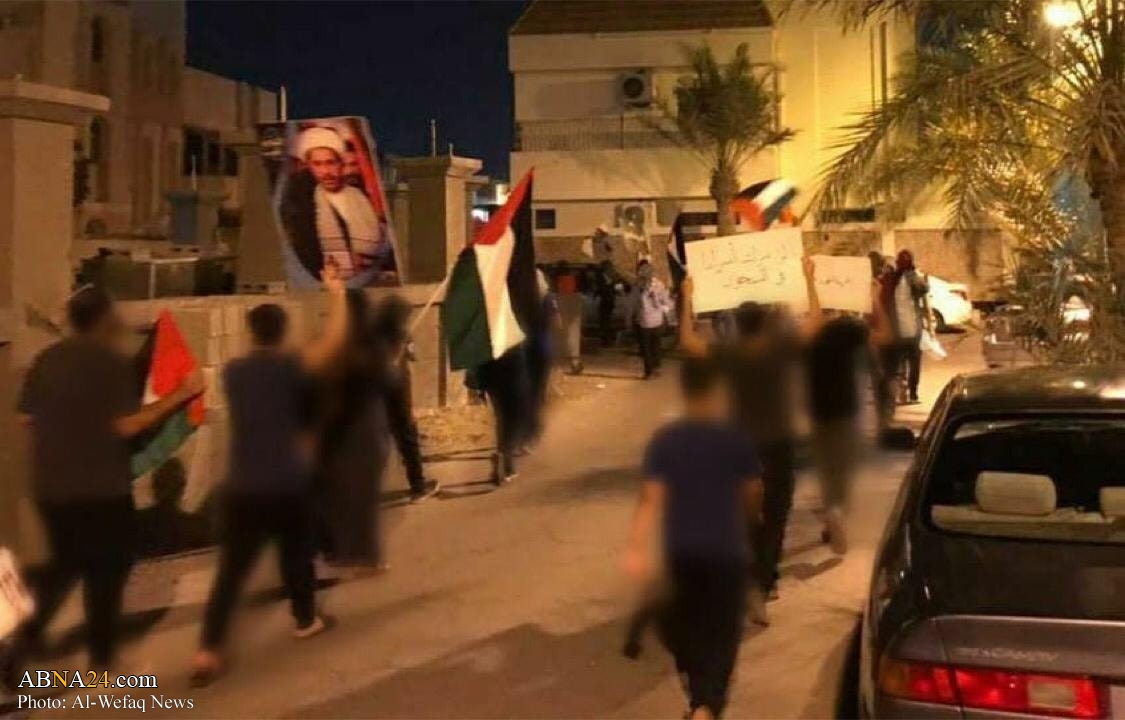 Photos: International Quds Day procession marked in oldest village of Bahrain 'Al Markh'