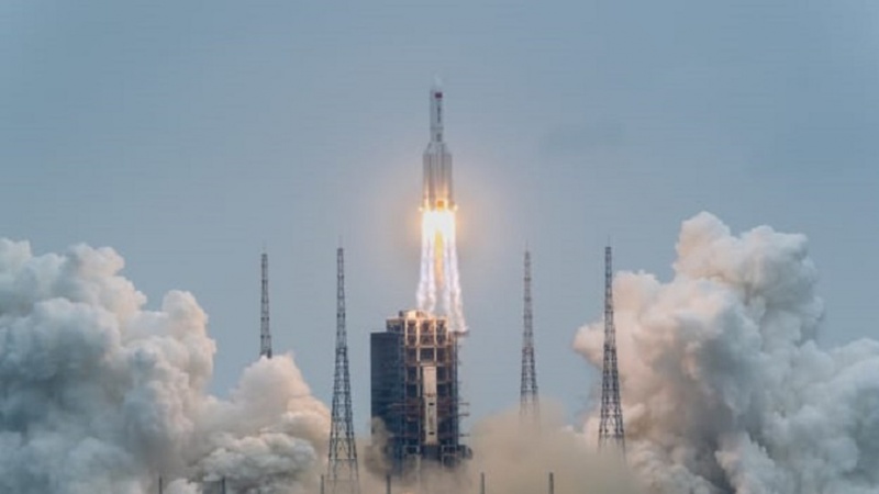 Trümmer der riesigen chinesischen Rakete werden in Turkmenistan abstürzen