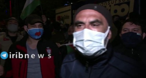 İstanbul'da Siyonist rejim konsolosluğu önünde protesto gösterisi