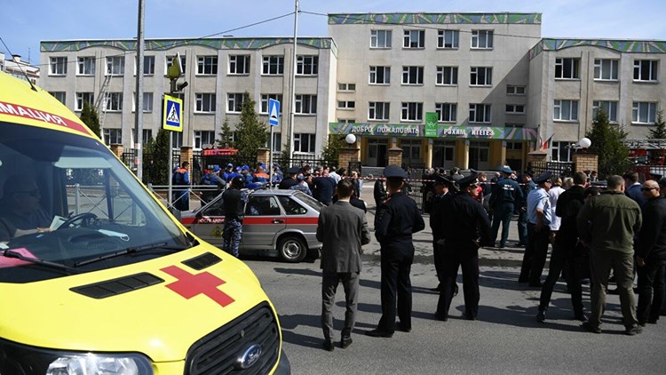 مقتل وجرح 28 شخصا بإطلاق النار داخل مدرسة في قازان الروسية