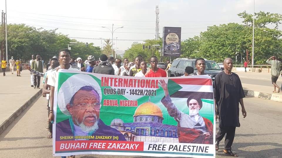 Photos: "Free Zakzaky" protest continue in Abuja, Nigeria (11 May 2021)