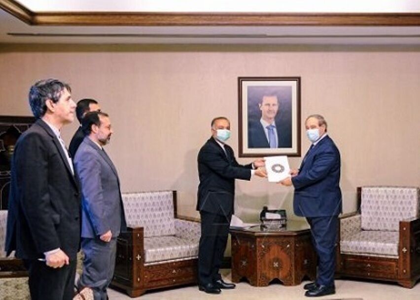 Iran’s new ambassador to Damascus meets Syrian FM