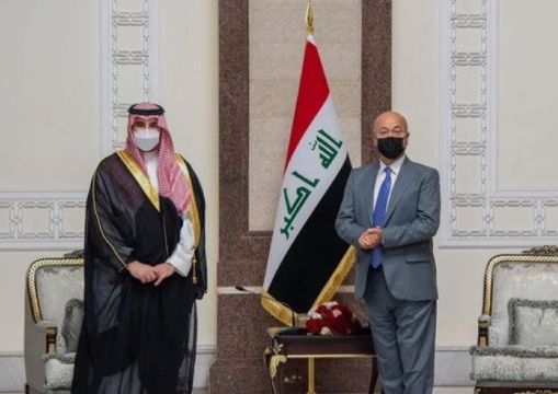 نائب وزير الدفاع السعودي يلتقي في بغداد الرئاسات الثلاث