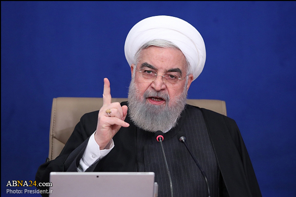 عرب ممالک کیوں فلسطین پر ہونے والے جرائم کے مقابلے میں خاموش ہیں؟ : صدر روحانی