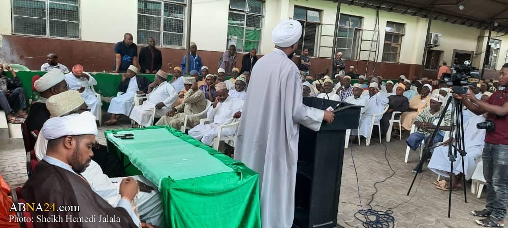 تصویری رپورٹ/ دار السلام کی غدیر مسجد میں عالمی یوم القدس کی احتجاجی تقریب