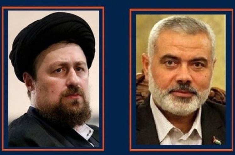 السید حسن خميني لهنية: العالم الاسلامي يفخر بأمثالك