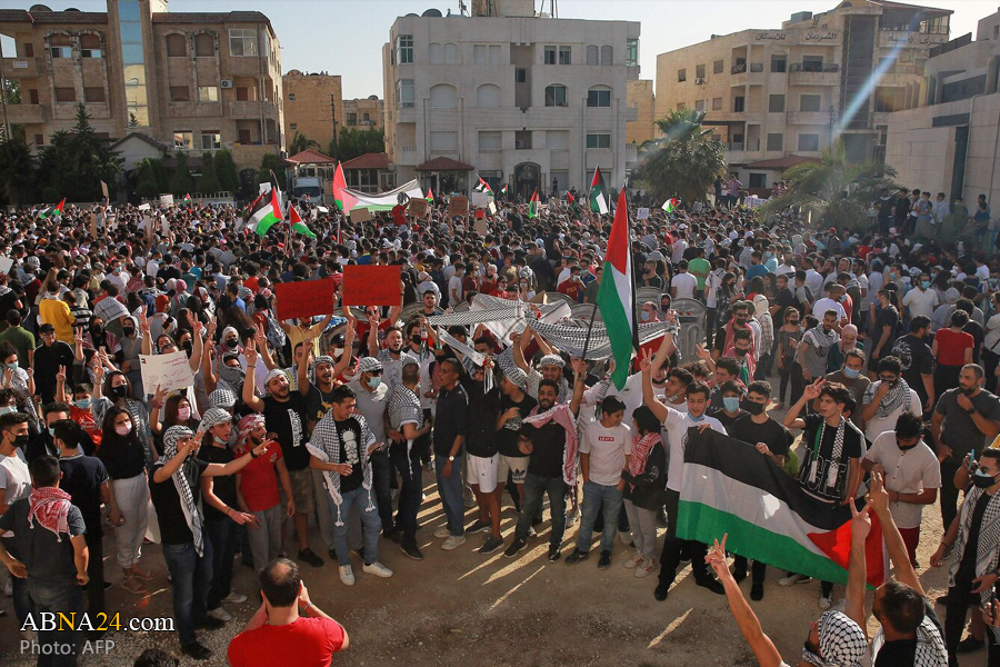 Jordanians protest in support of Palestinians