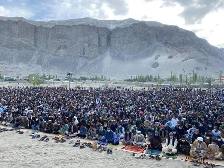 Photos: prière de l'Aïd al-Fitr à Skardu, Pakistan