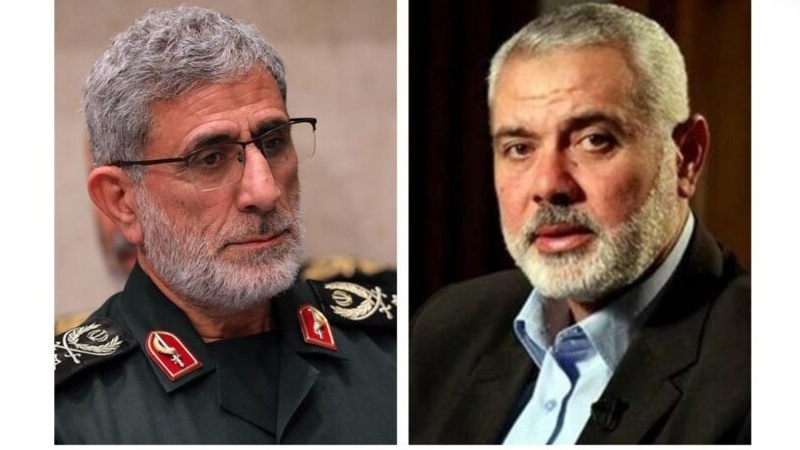 イラン革命防衛隊軍司令官とパレスチナ抵抗組織幹部が、ガザ情勢について電話会談