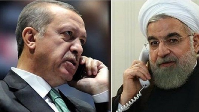 فلسطین کے حوالے سے صدر روحانی کی صدر اردوغان سے ٹیلی فونی گفتگو
