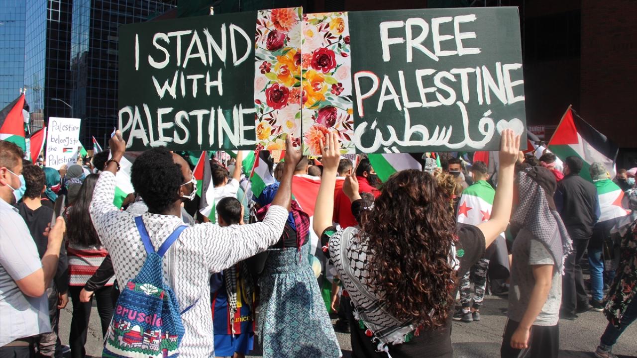 Photos: Manifestation anti-israélienne au Canada en solidarité avec les Palestiniens