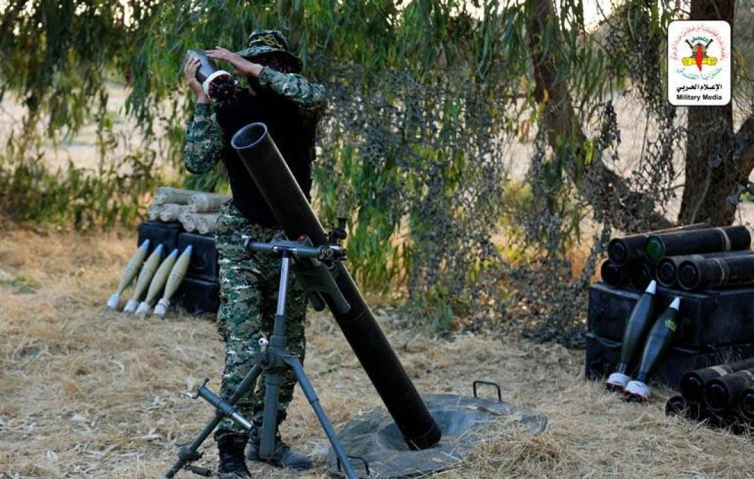 سرايا القدس تقصف مواقع وحشودات العدو في غلاف غزة