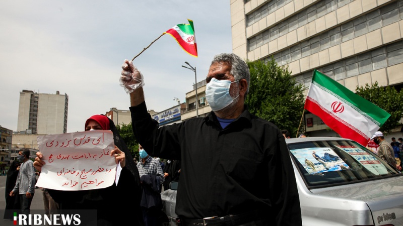 Hari Ini, Warga Tehran Berdemonstrasi Dukung Palestina