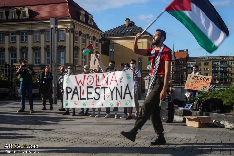 Photos: Solidarity with Palestine in Wroclaw, Poland 