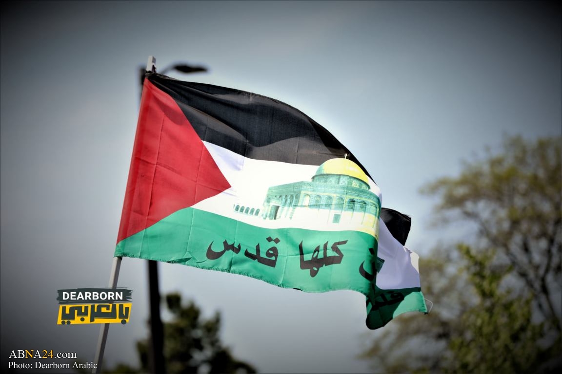 Photos:  Michiganders rally in Dearborn to support Palestinians in Gaza, Al-Quds