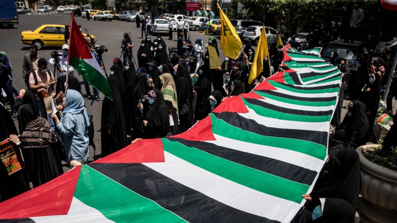 テヘラン市民が集会を実施、ガザでのイスラエルの犯罪を非難