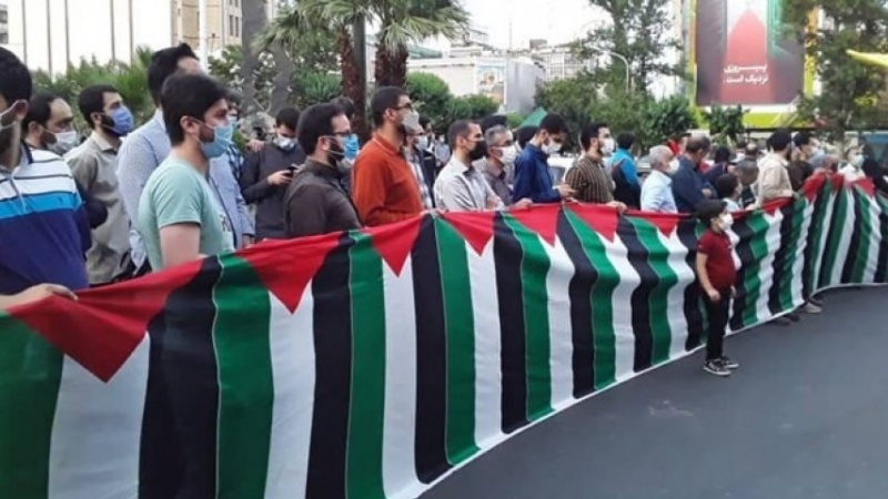 Große Feier in Teheran anlässlich des Sieges des palästinensischen Widerstandes