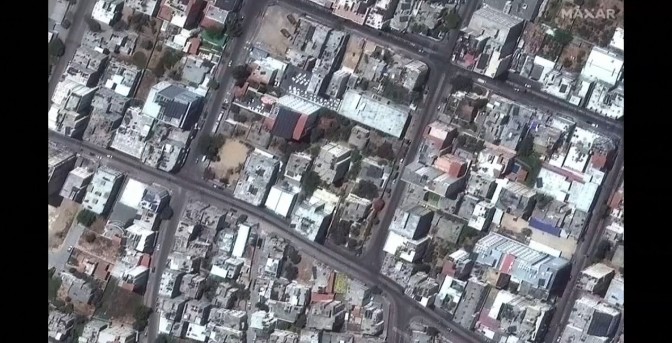 ガザ地区で約1450戸の住居が、12日戦争期間中に全壊