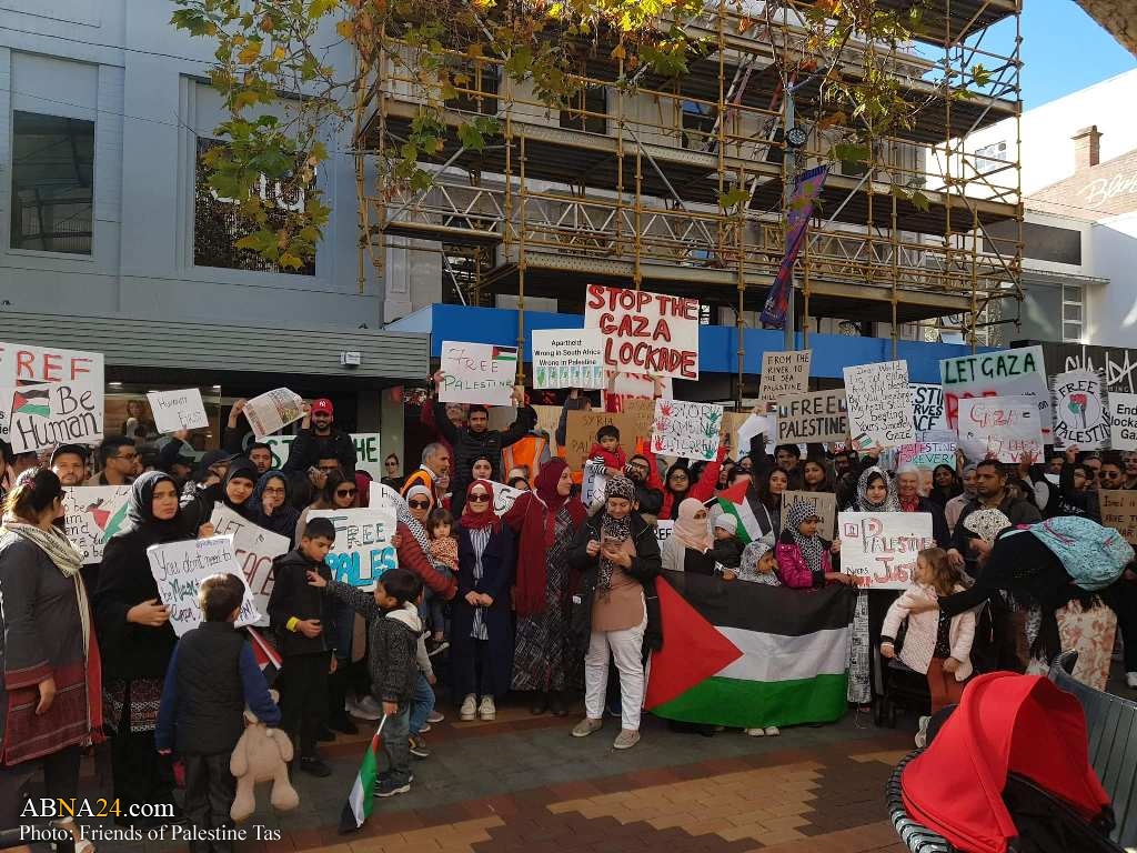 Photos: Solidarity with Palestine, Al-Quds in Hobart, Australia 