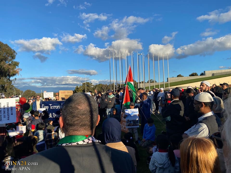 Photos: Vigil in solidarity with Palestine held in Canberra capital of Australia