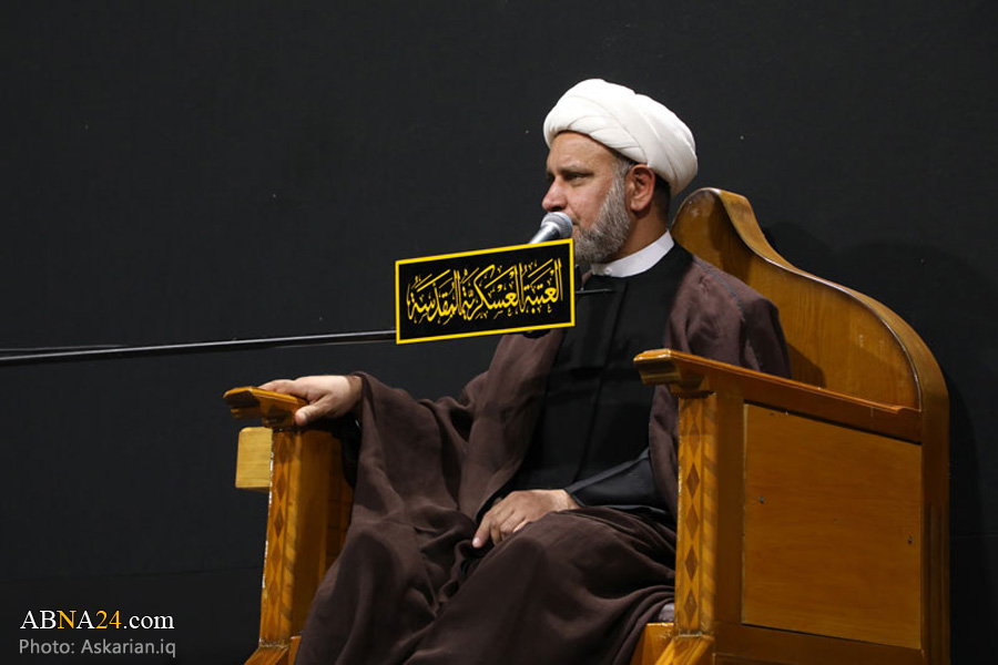 تقرير مصور / مجلس عزاء في حرم الامامين العسكريين (ع) بمناسبة هدم قبور ائمة البقيع (ع)