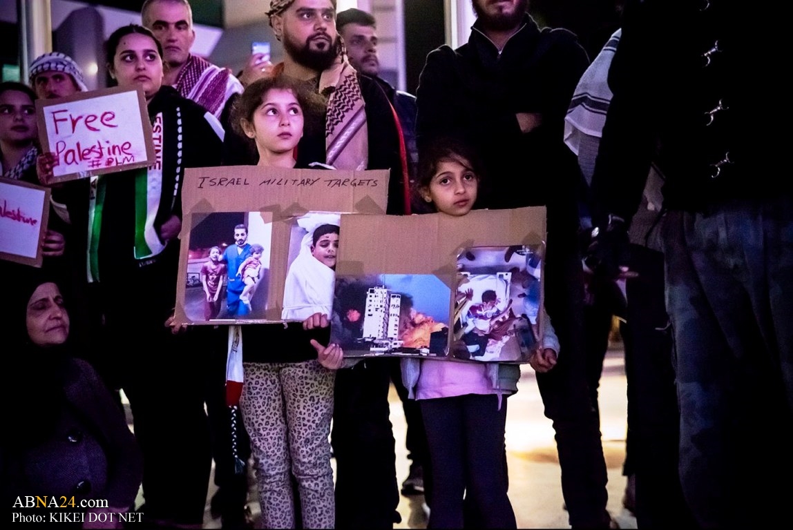 Photos: Vigil in solidarity with Palestine held in Perth, Australia