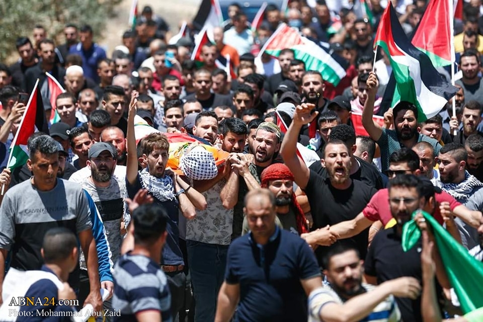 تقرير مصور / تشييع جثمان شهيد في غزة
