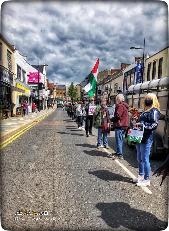 Photos: Solidarity with Palestine in Downpatrick, Ireland 