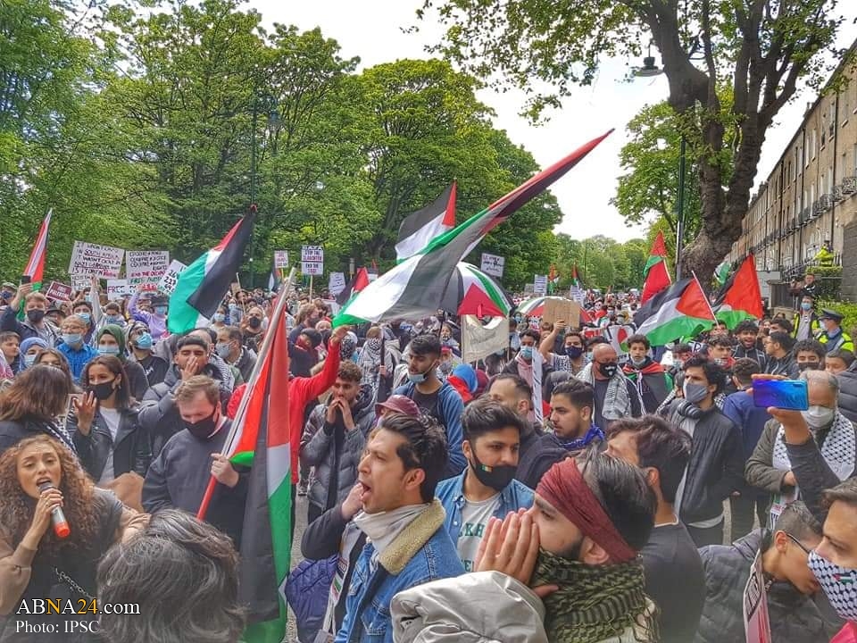 Photos: Rally in Dublin, Ireland showing strong solidarity with Palestine
