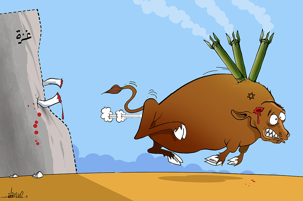 Cartoon: Gaza responds to Israeli aggression