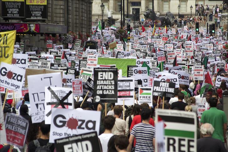 Pro-Palestine rally held in London