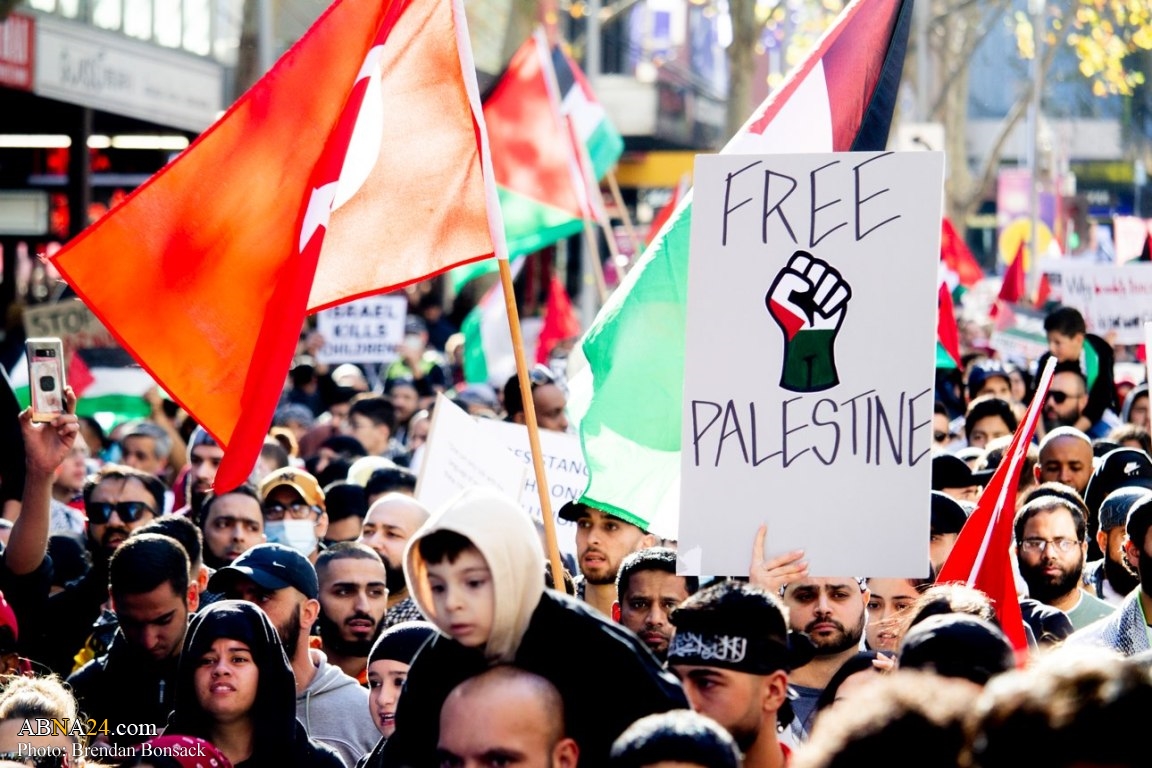 تقرير مصور / الاستراليون في ملبورن يحتفلون بنصر المقاومة الفلسطينية