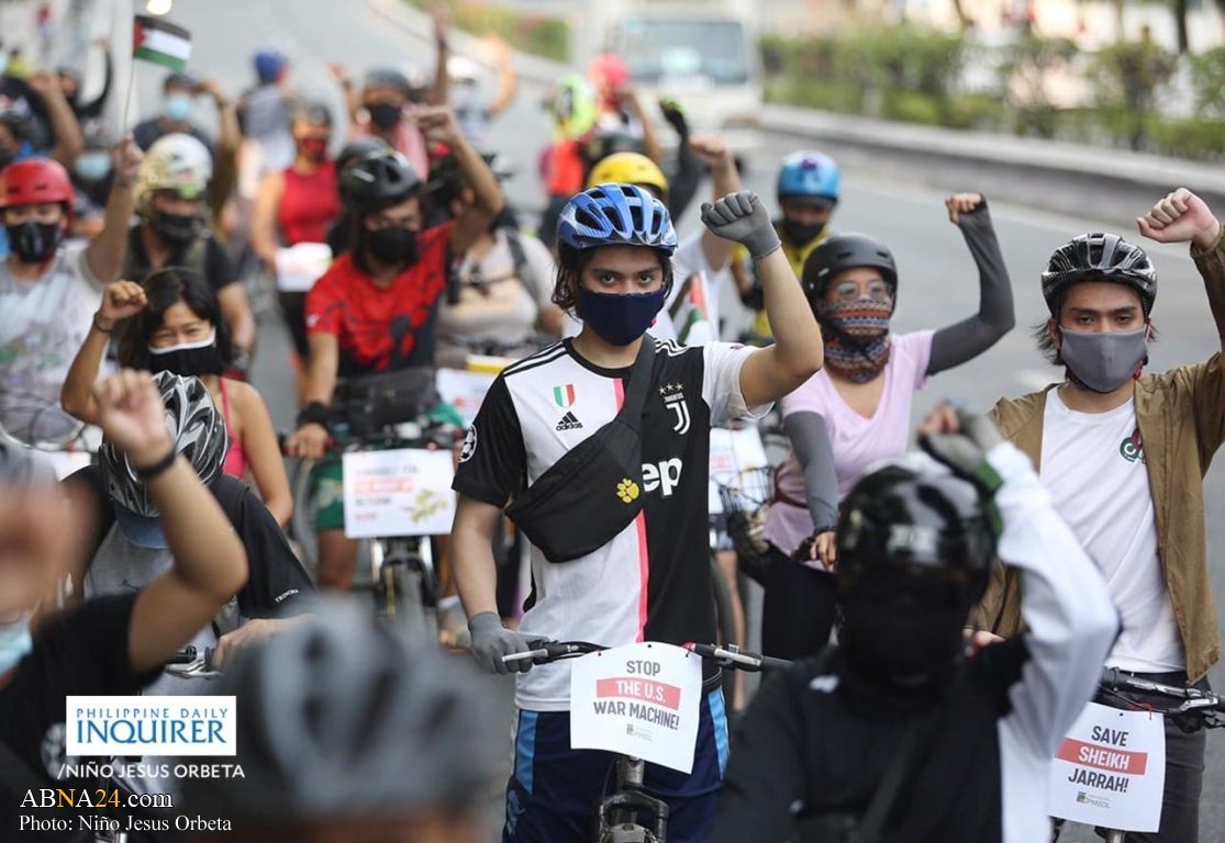 Photos: Solidarity with Palestine in Quezon, Philippines
