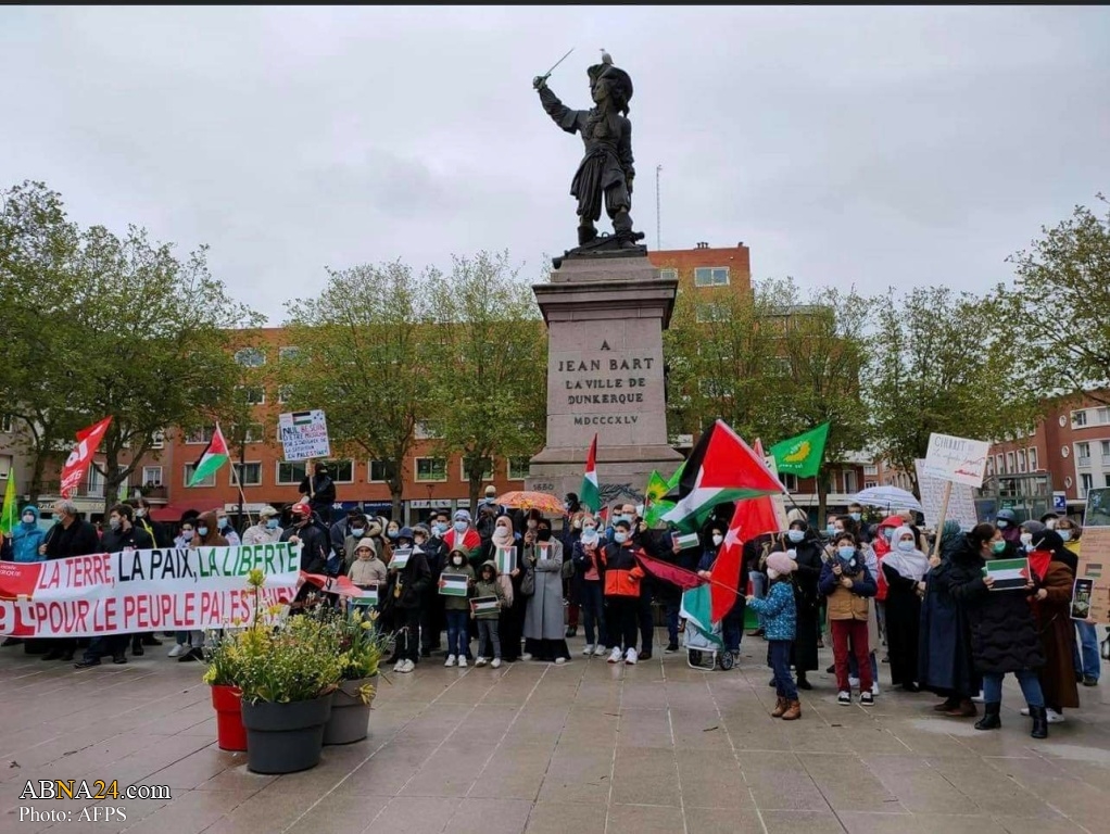 Photos: Solidarity with Palestine in Dunkirk, France