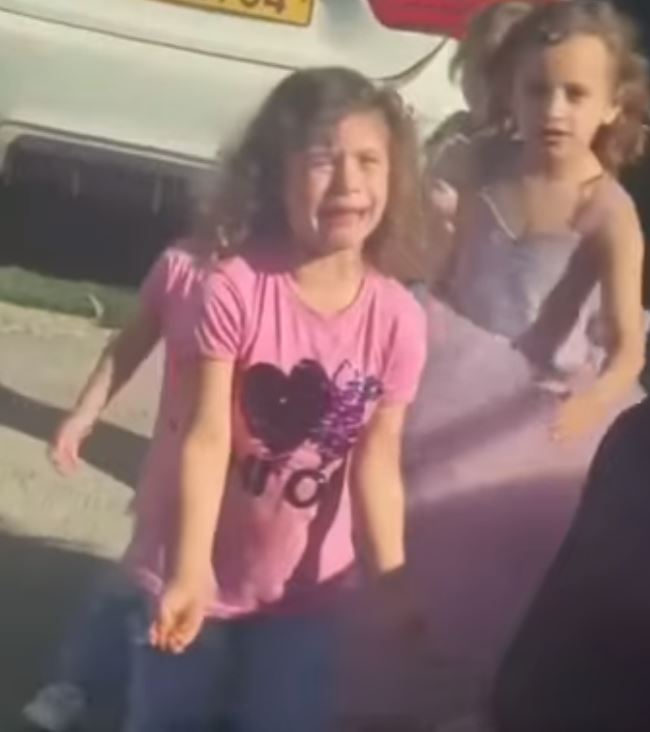 Video: Palestinian girl cries after Israeli soldiers arrested her 10-year old brother from E. Al-Quds but...