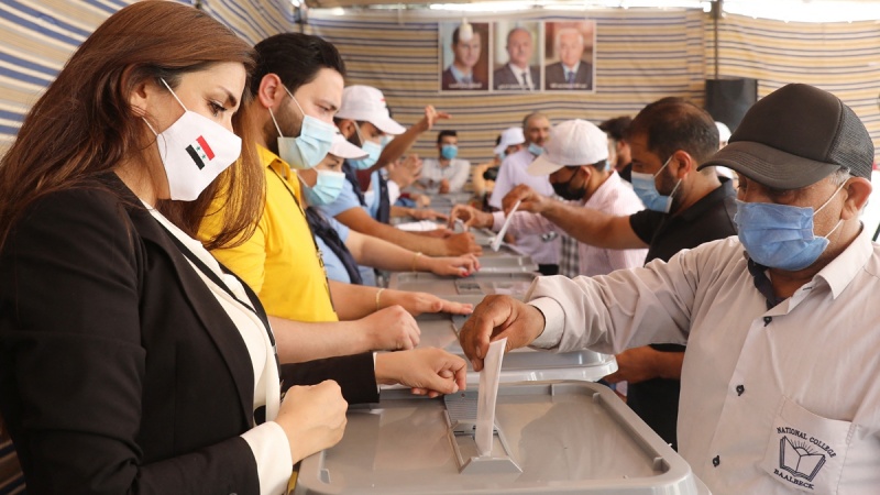شام میں ہوئے انتخابات میں عوام کا پرجوش شرکت
