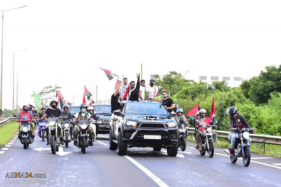 تقرير مصور / المسلمون في جزيرة موريس النائية يتضامنون مع الشعب الفلسطيني ضد العدوان الاسرائيلي