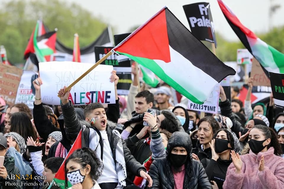 تقرير مصور / مسيرات واسعة في العاصمة البريطانية دعما للشعب الفلسطيني وتنديدا للعدوان الصهيوني