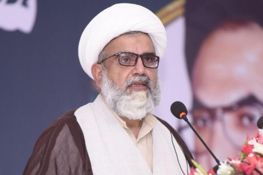 العلامة رجا ناصر عباس جعفري: إن الانسحاب الكامل لأمريكا من المنطقة ضروري لتحقيق السلام الإقليمي