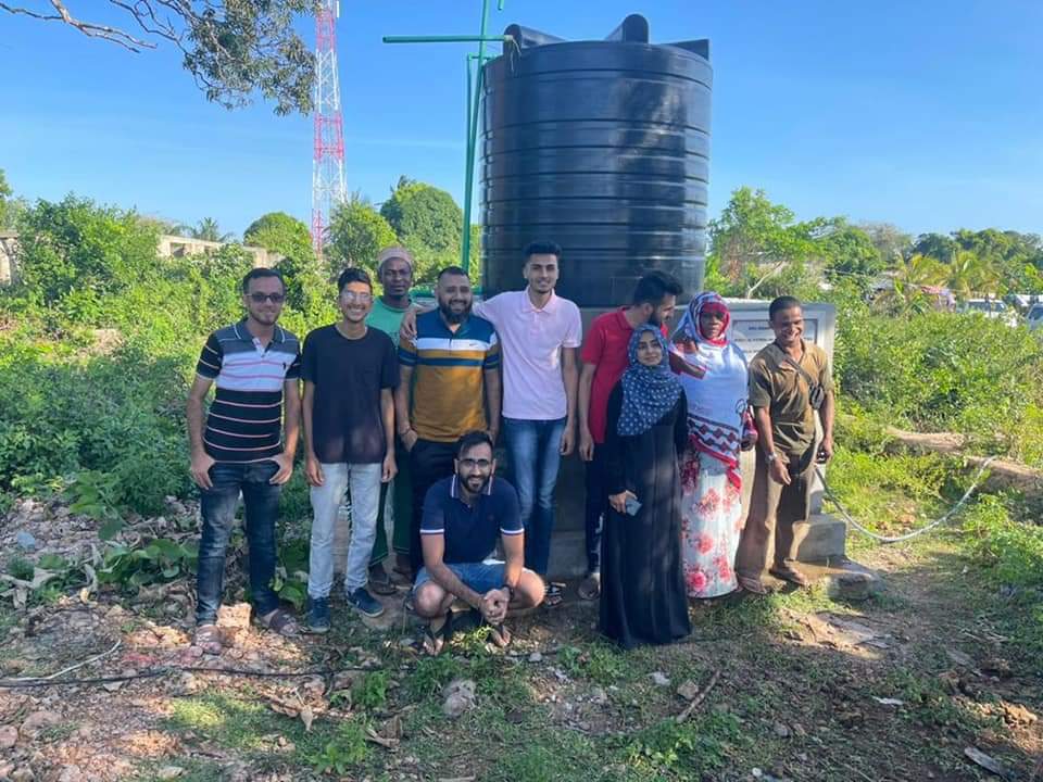 Photos: "Who is Hussain?" team of Zanzibar, Tanzania inaugurate well for needy families in Kizimkazi