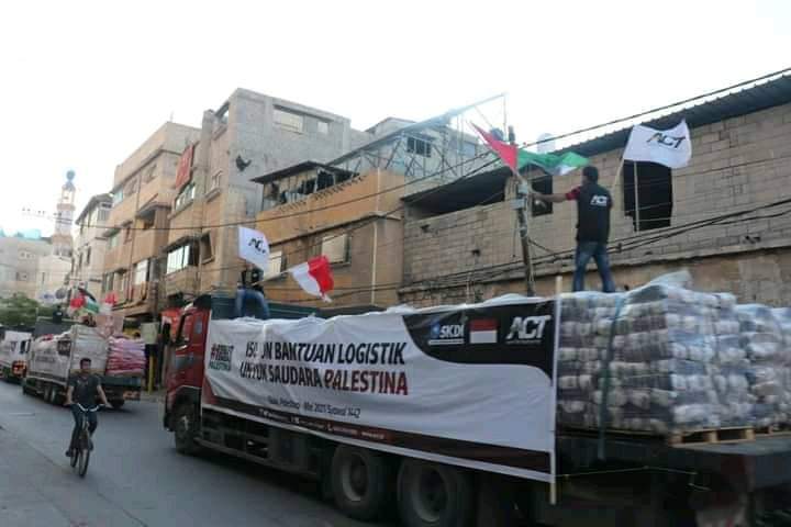 Photos: 150 tons of logistical assistance for Palestine from Indonesian people