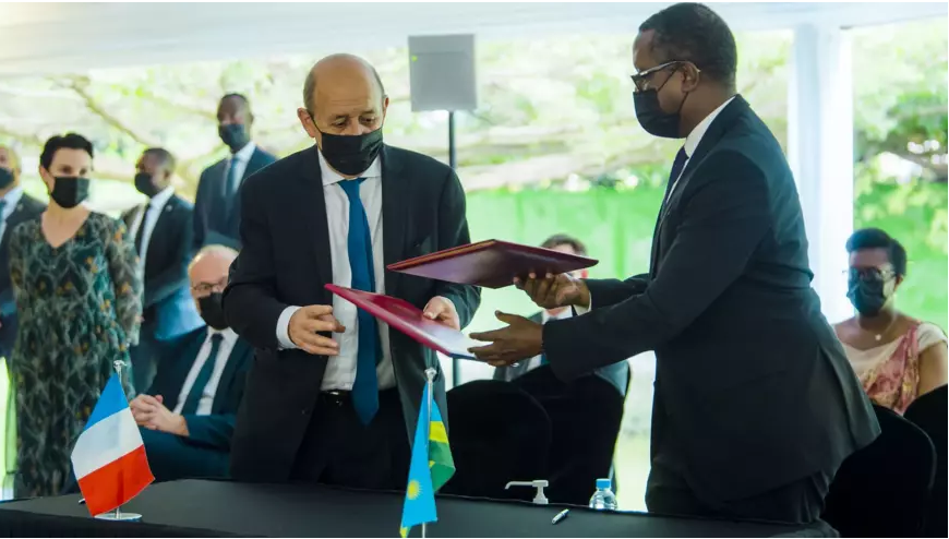 ​Rwanda Da Faransa Sun Rattaba Hannu Kan Yarjejeniyar Fahintar Juna Tsakanin Kasashen Biyu