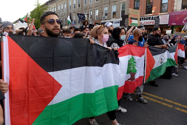 Tens of thousands attend anti-Israeli rally in Washington DC