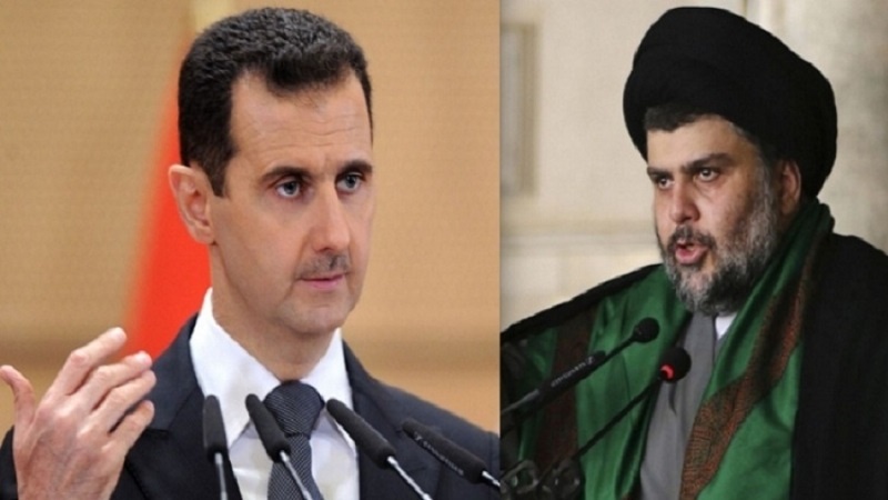 Mukteda el-Sadr, Beşar Esad'ı tebrik etti