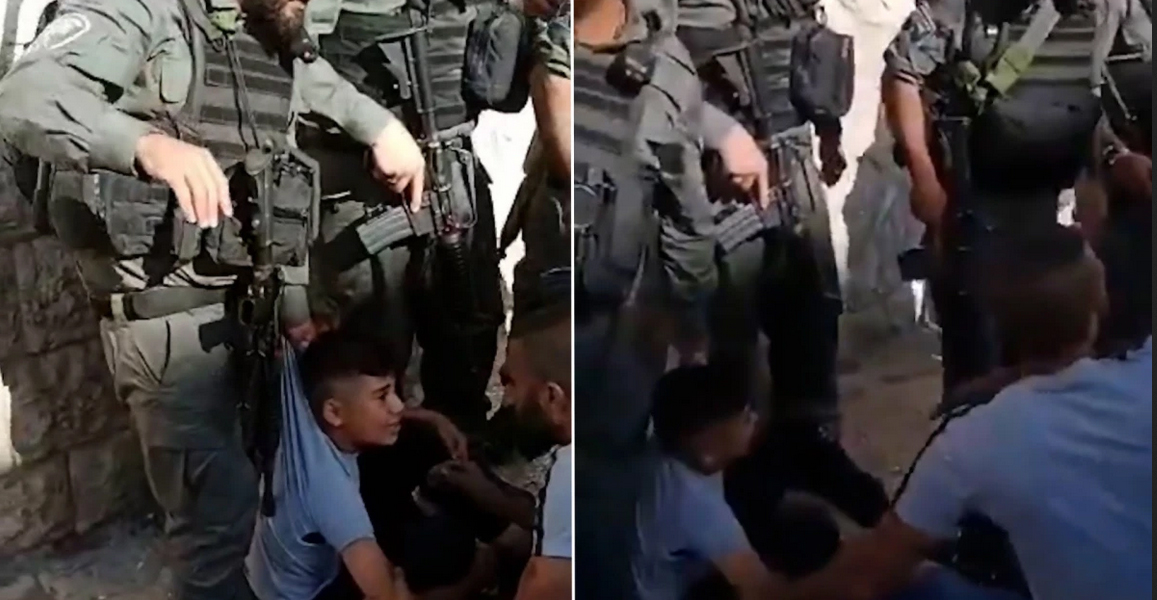شرطة الاحتلال الاسرائيلي تدهس طفلا في القدس بسبب علم فلسطين
