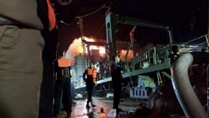 Feuer auf iranischem Marine-Ausbildungsschiff