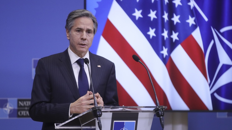 Заявление Блинкена о приверженности США восстановлению Палестины